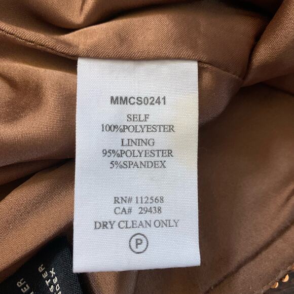 MM Couture Miss Me bronze sequin mini skirt size L - Picture 7 of 10